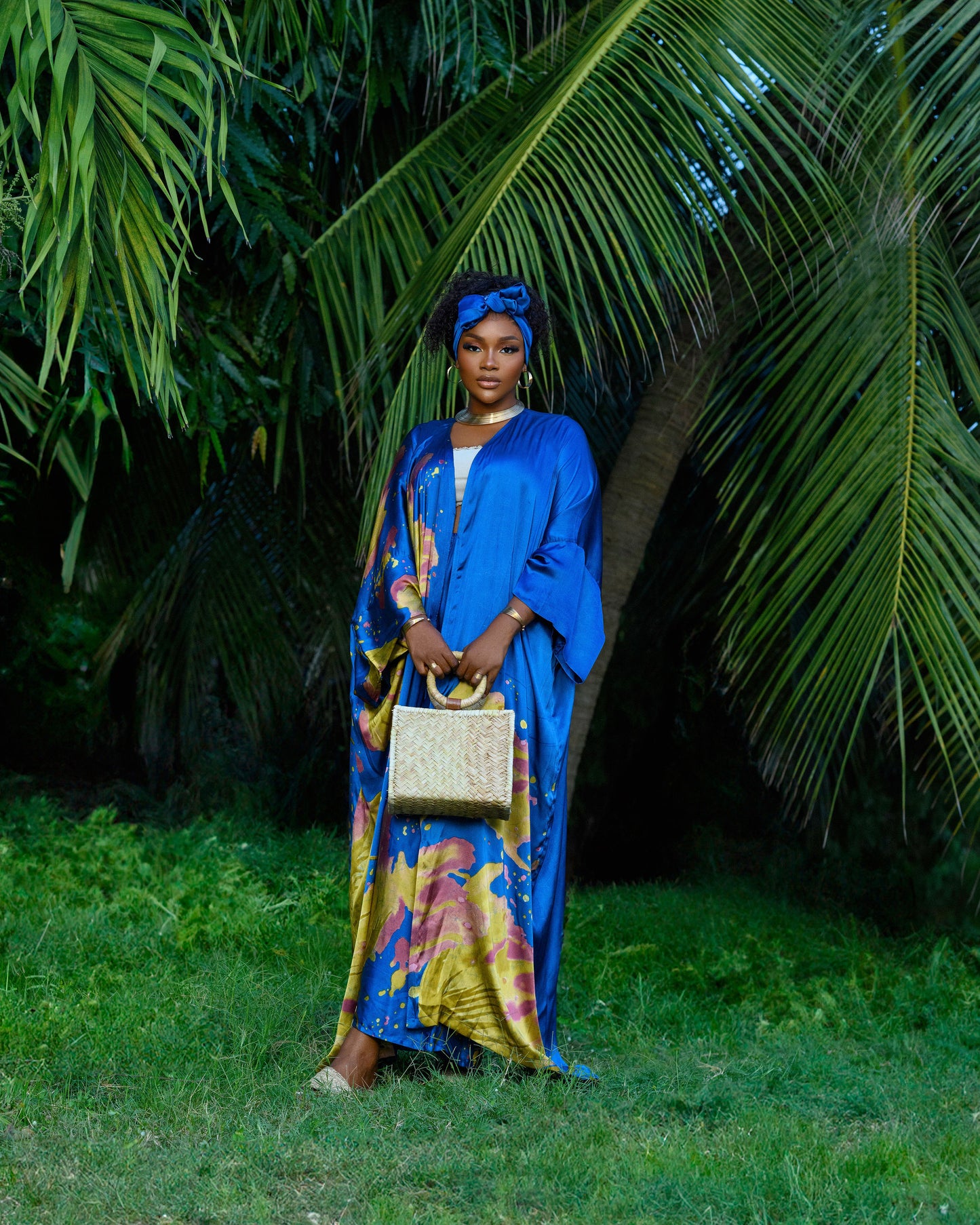 Savanah Kimono Set (Blue)