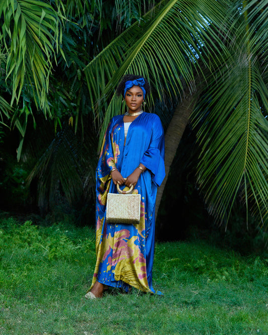Savanah Kimono Set (Blue)